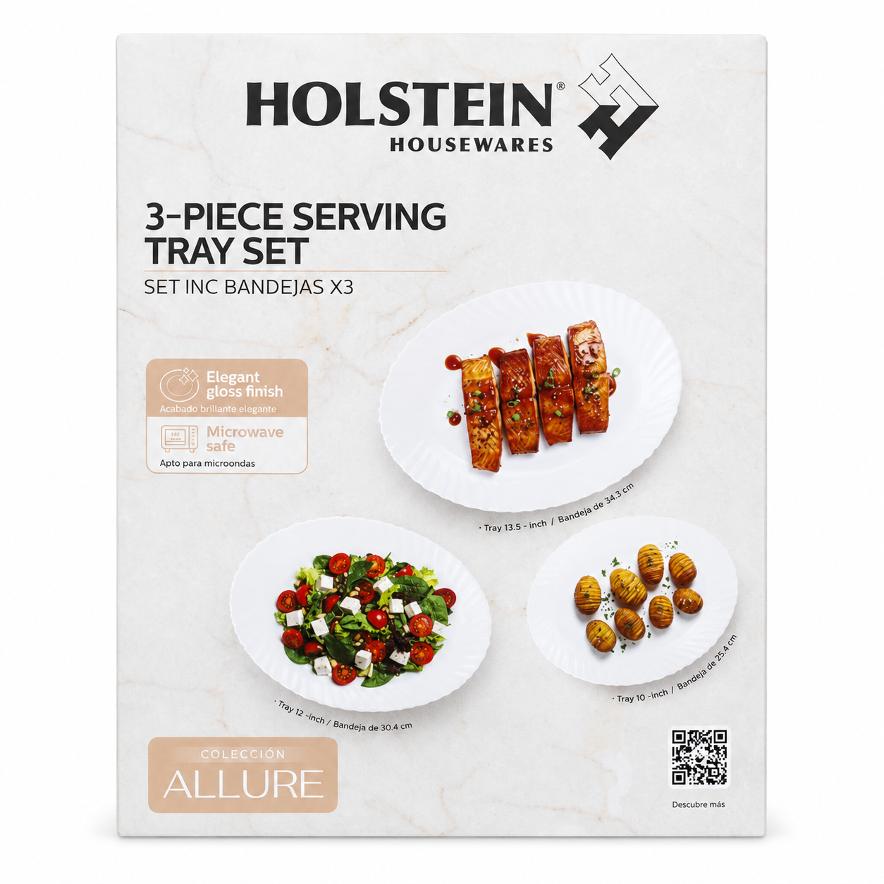 Set de bandejas x3 Holstein
