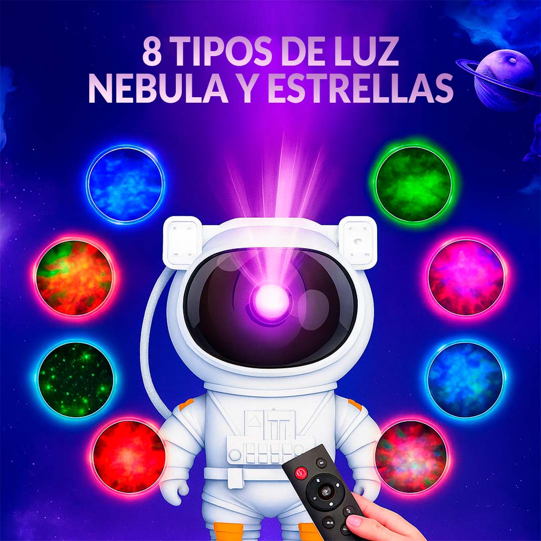 Astronaut Glow | Proyector Estelar 360° 🎁ENVIO GRATIS🎁