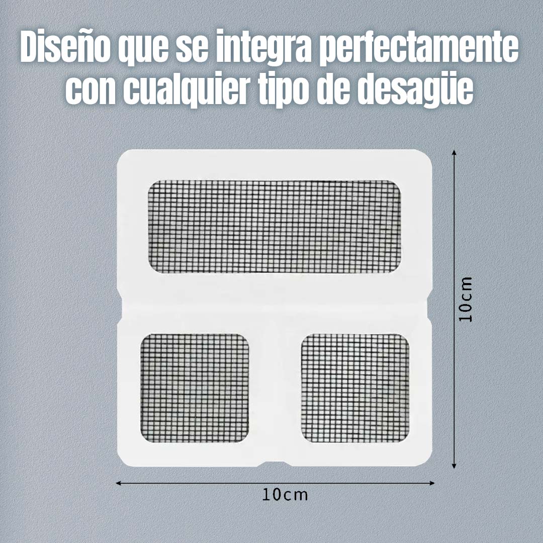 Pack 24 Filtros Atrapa-Pelos Desechables - Anti-Atascos Ducha/Bañera QUITO