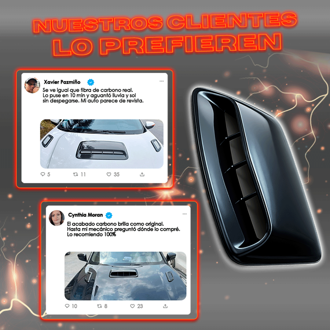 AeroStyle Capó - Salida de aire decorativo para auto