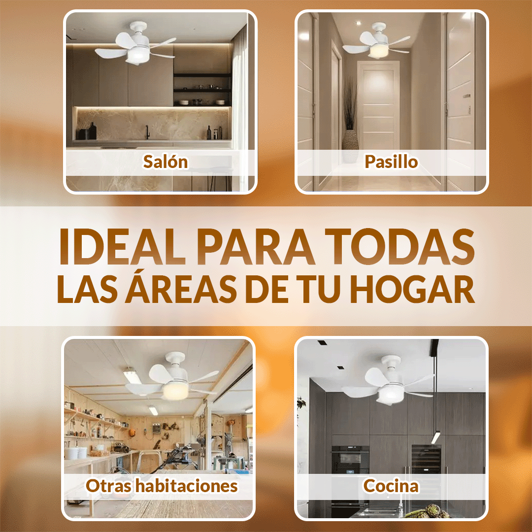 AuraFresh LED - Foco ventilador
