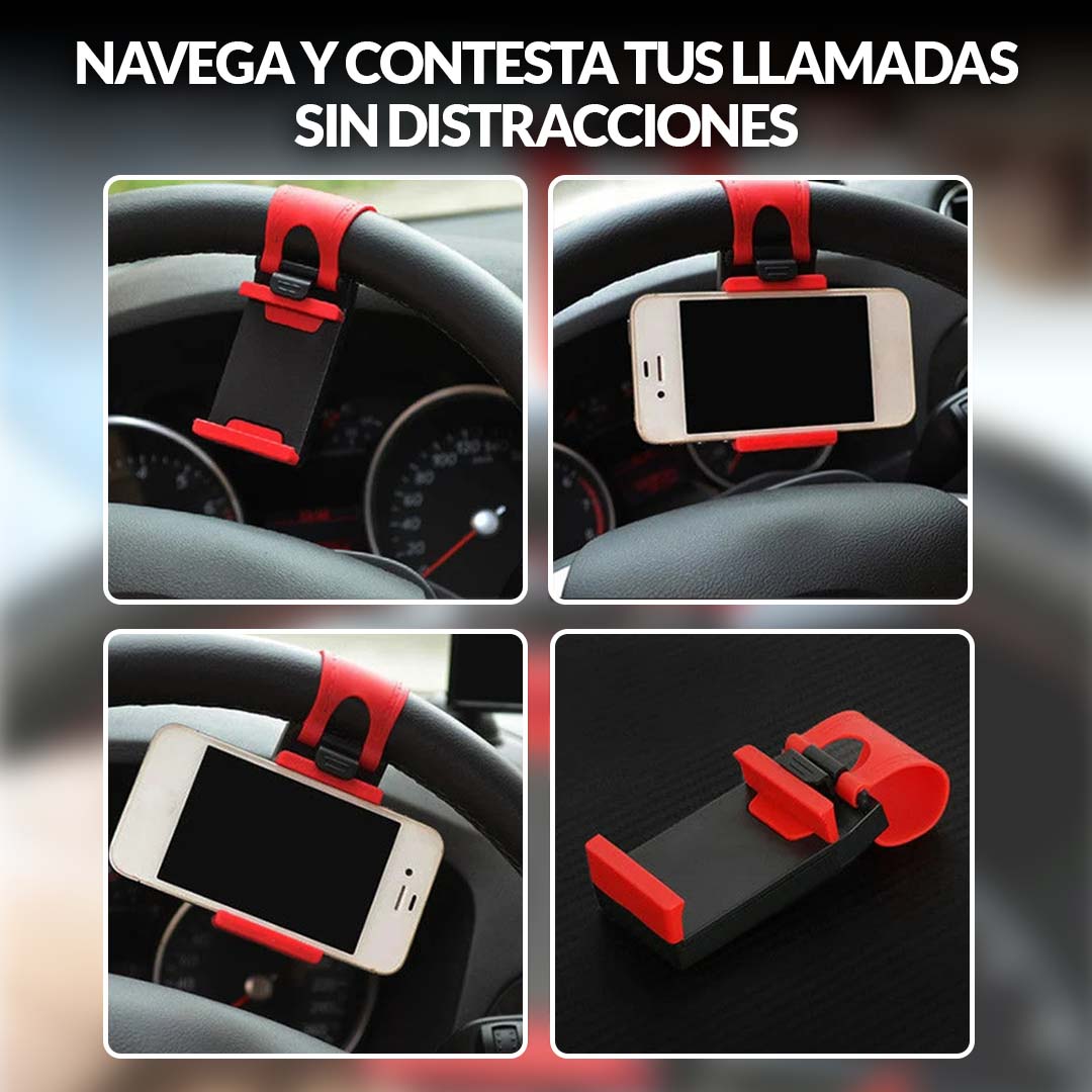 🎁LIQUIDACIÓN PAGA 1 LLEVA 5🎁 KIT SOPORTES PARA VOLANTE DE AUTO