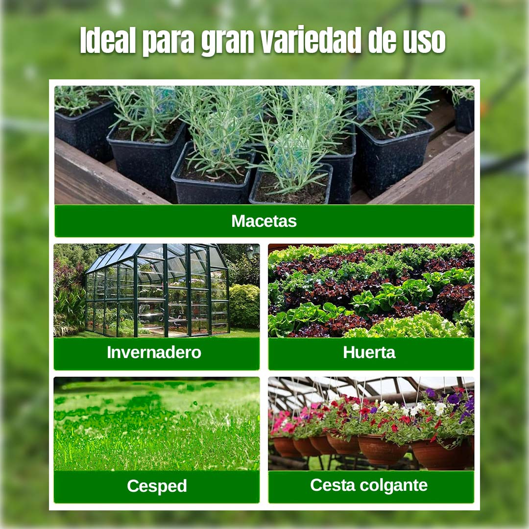 KIT COMPLETO DE RIEGO SEMI AUTOMÁTICO 🎁ENVÍO GRATIS🎁