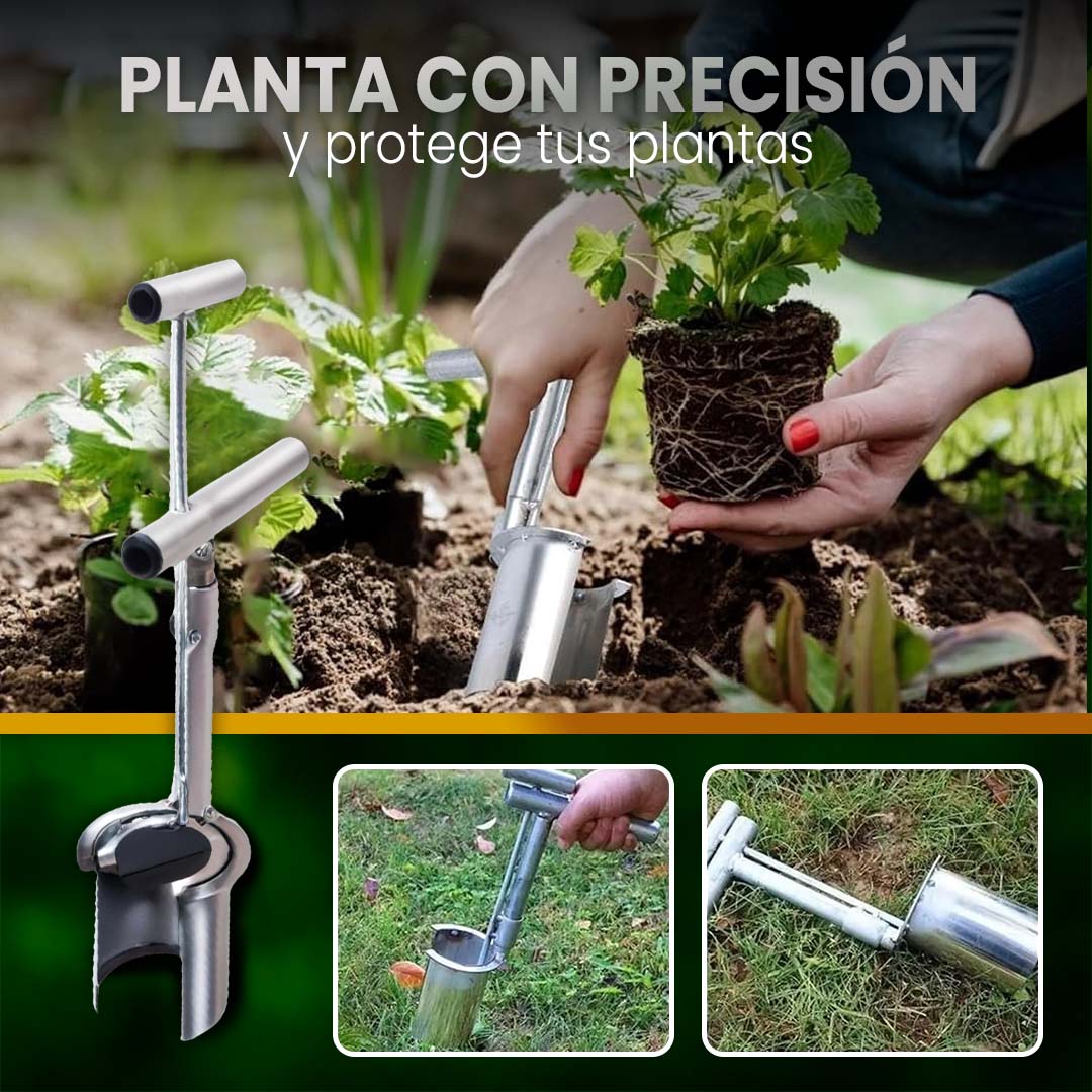 🌱VerdeMaster 360 | Herramienta compacta para sembrar y trasplantar en interiores y exteriores