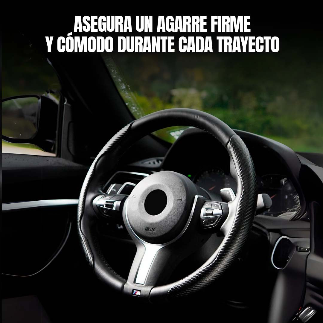 🎁HOY ENVÍO GRATIS🎁 PROTECTOR DE CARBONO PARA VOLANTE DE AUTO