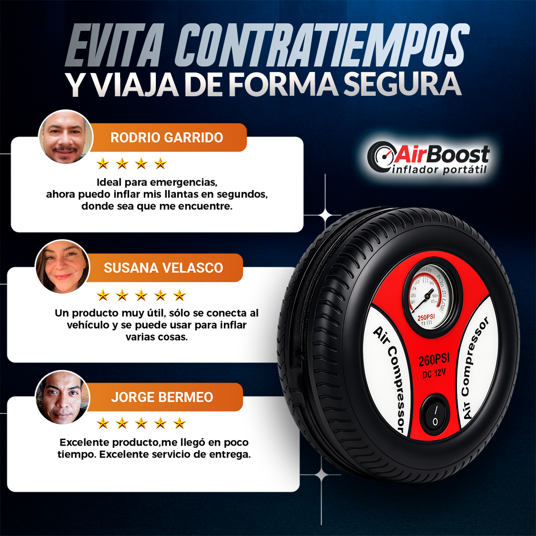 AirBoost - Inflador Portátil 🎁Promo Lanzamiento🎁