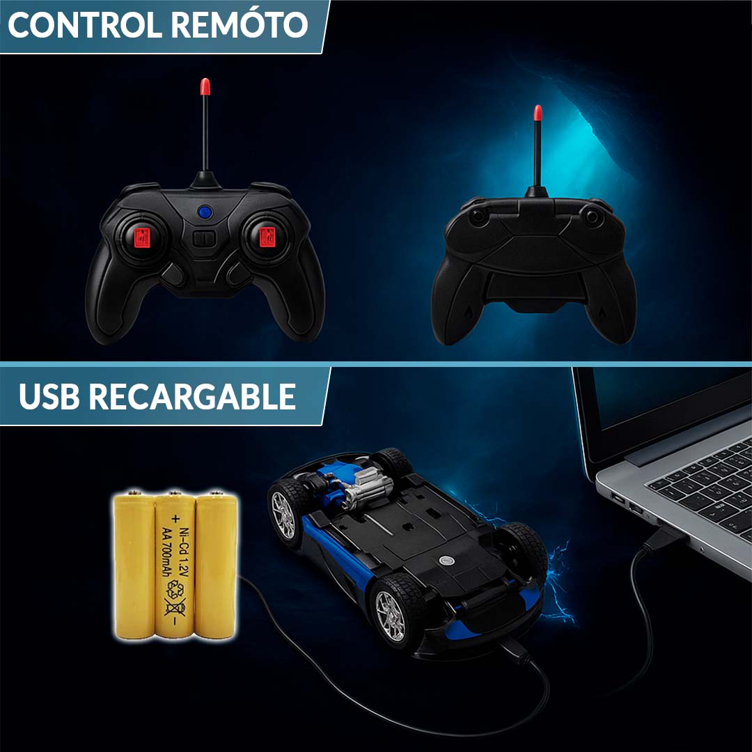 CARRO TRANSFORMER A CONTROL REMOTO ENVÍO GRATIS🚚