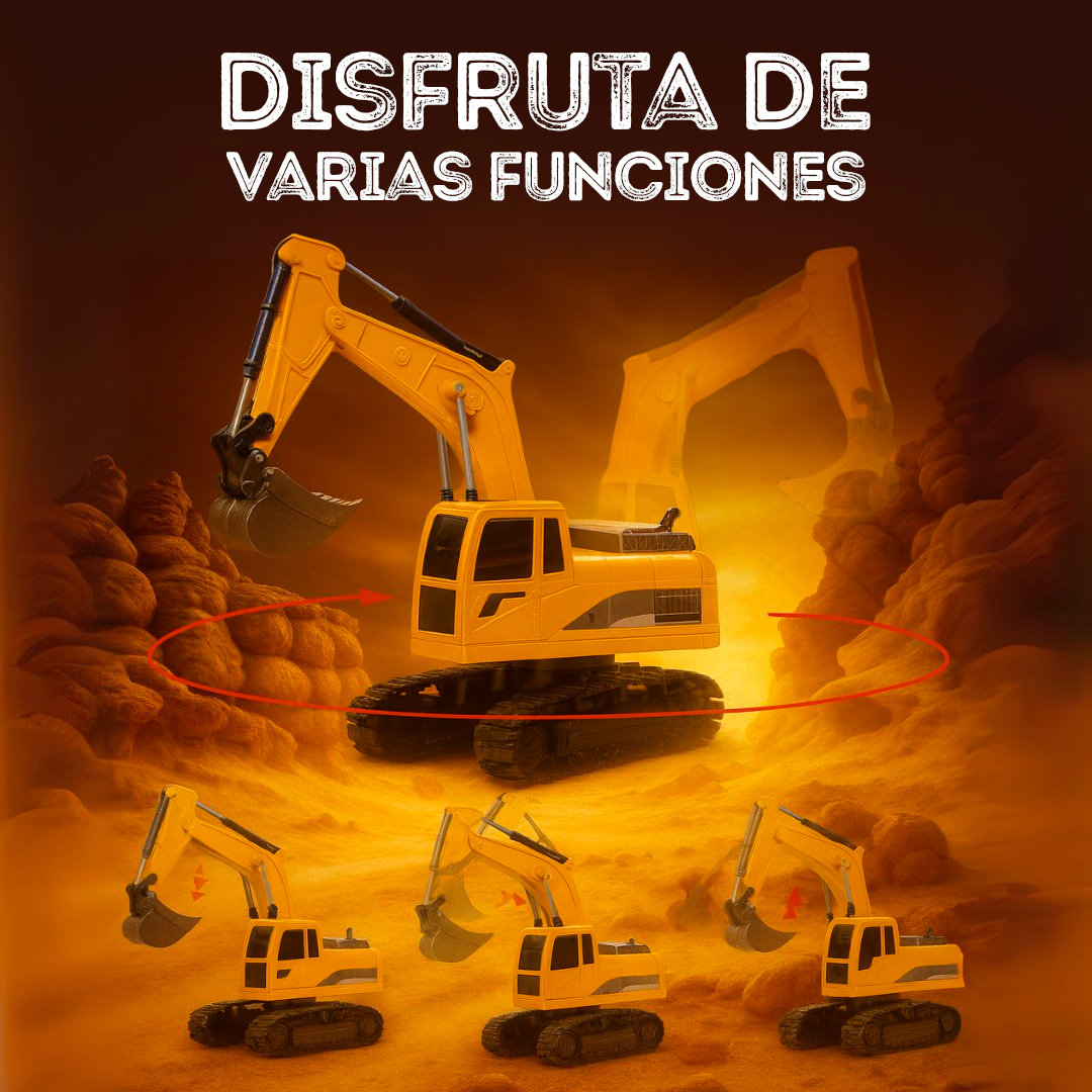 EXCAVADORA A CONTROL REMOTO 🎁ENVÍO GRATIS🎁