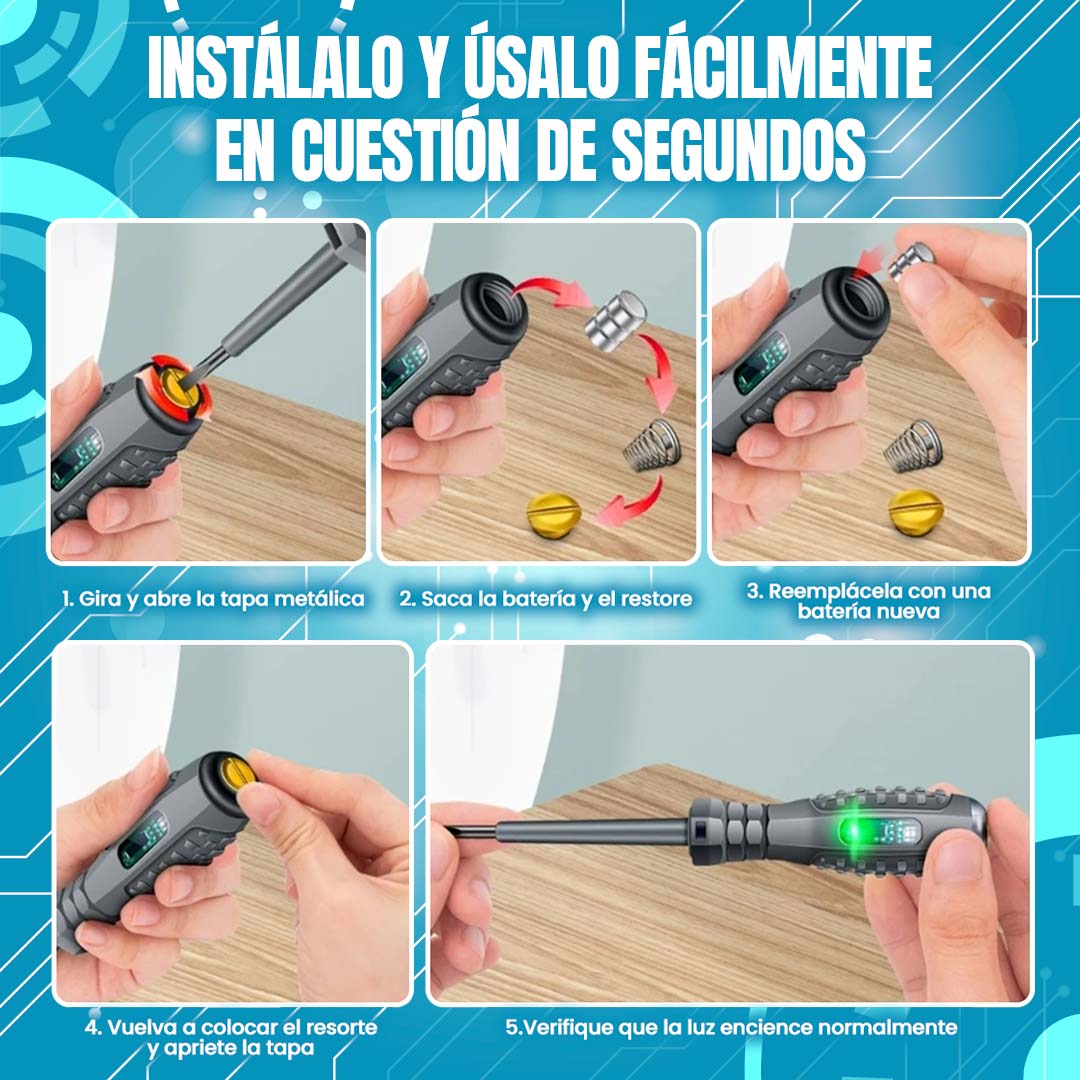 Destornillador Detector de Corriente 🎁Promo 2x1🎁