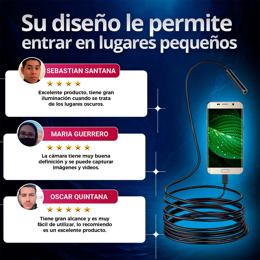 Cámara Exploradora para Espacios Pequeños (android) 🎁Envío Gratis🎁