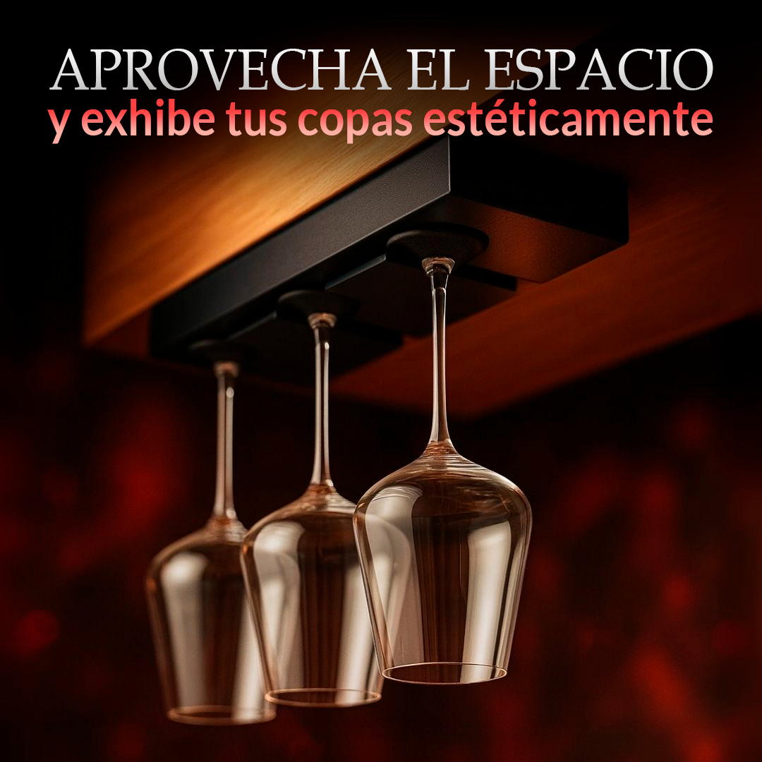 MiniCava X4 🍷 | Soporte Elegante para Copas