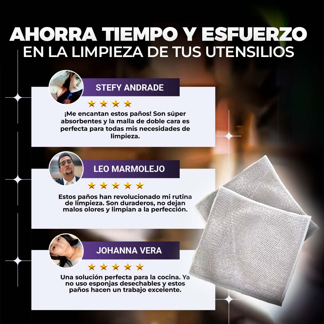 PAÑOS LIMPIADORES MÁGICOS 🎁PROMO 15 UNIDADES🎁