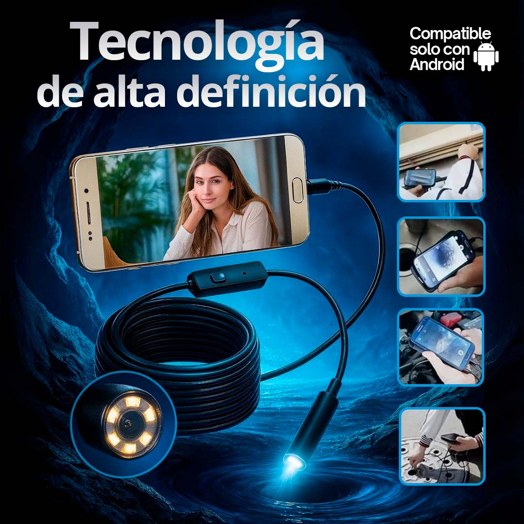 Cámara Exploradora para Espacios Pequeños (android) 🎁Envío Gratis🎁
