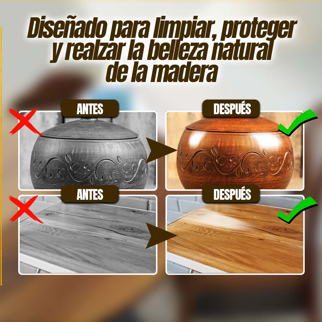 🎁PROMO 3x2🎁PACK CERA RESTAURADORA DE MADERA DE MUEBLES