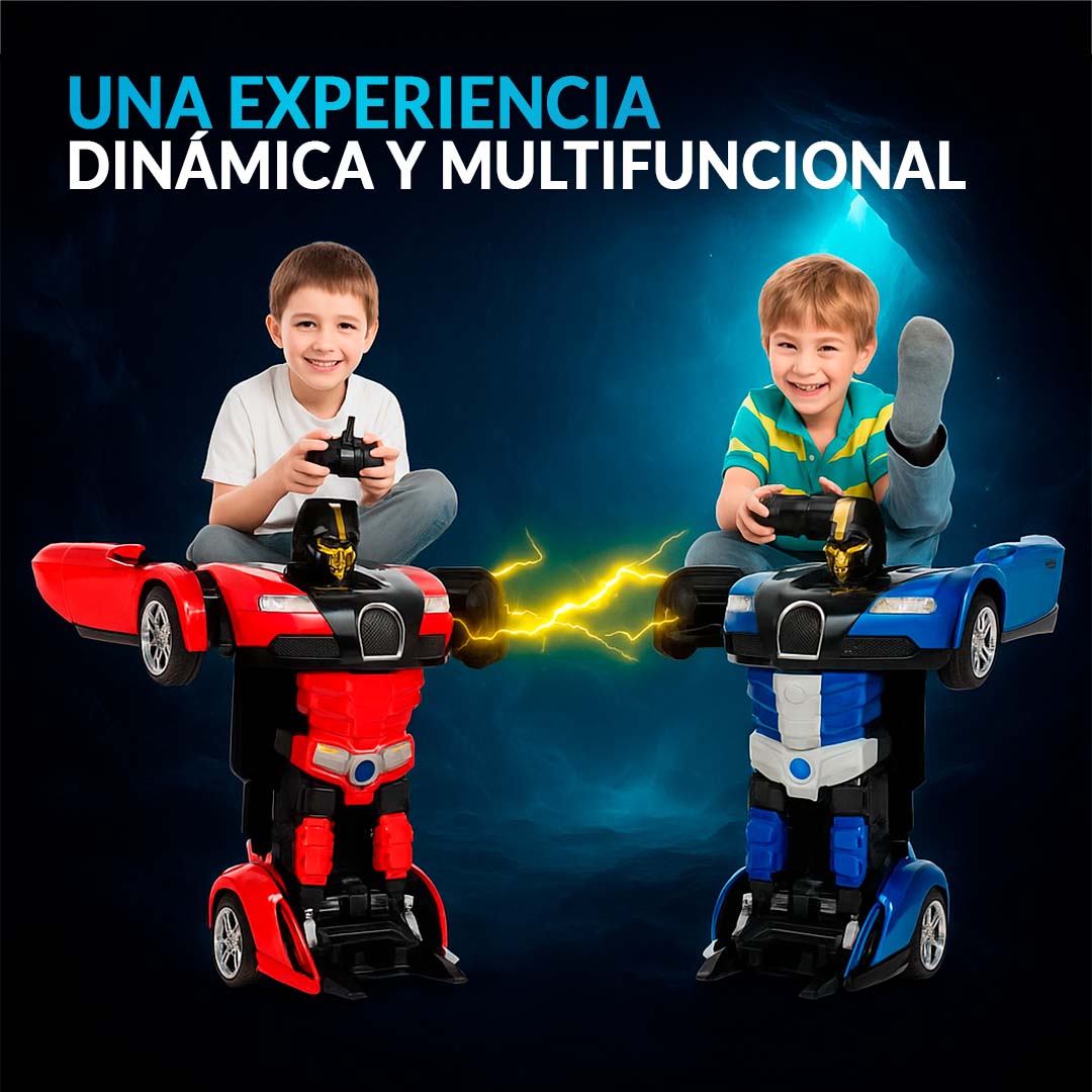 CARRO TRANSFORMER A CONTROL REMOTO ENVÍO GRATIS🚚