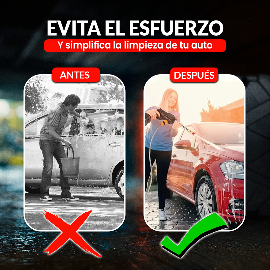 PISTOLA DE AGUA A PRESIÓN PARA LIMPIEZA 🔫