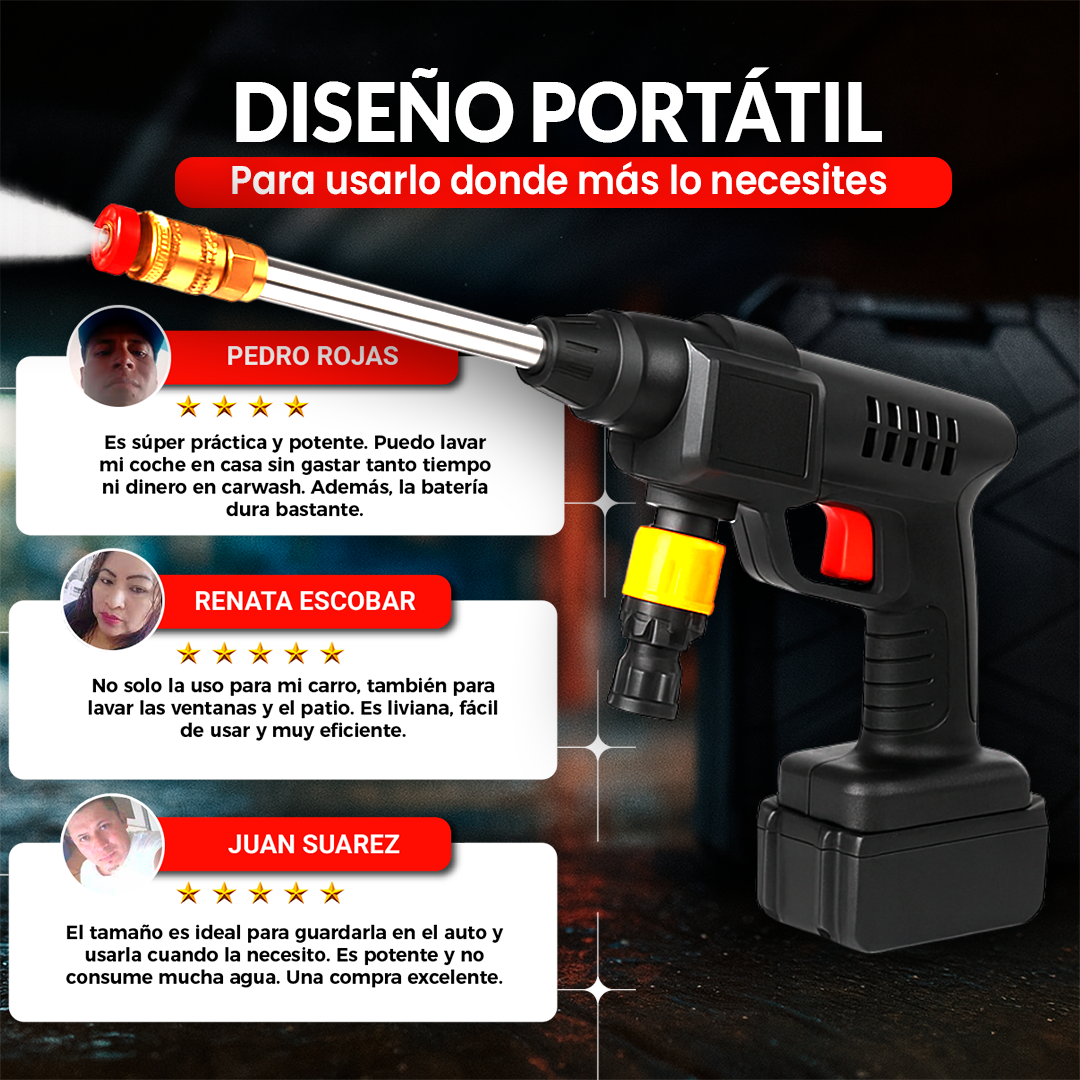 PISTOLA DE AGUA A PRESIÓN PARA LIMPIEZA 🔫