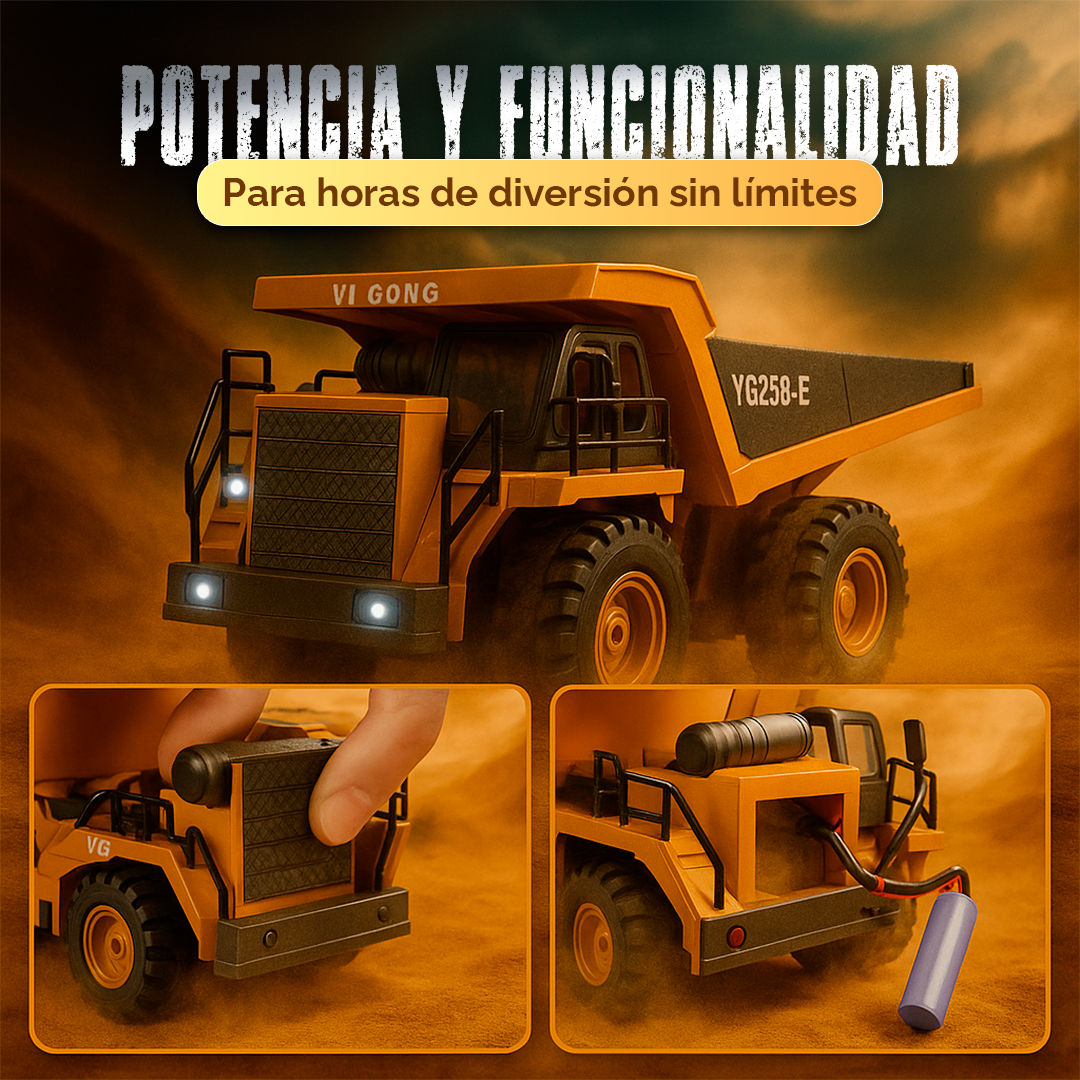 VOLQUETA CONTROL REMOTO 🎁ENVÍO GRATIS🎁