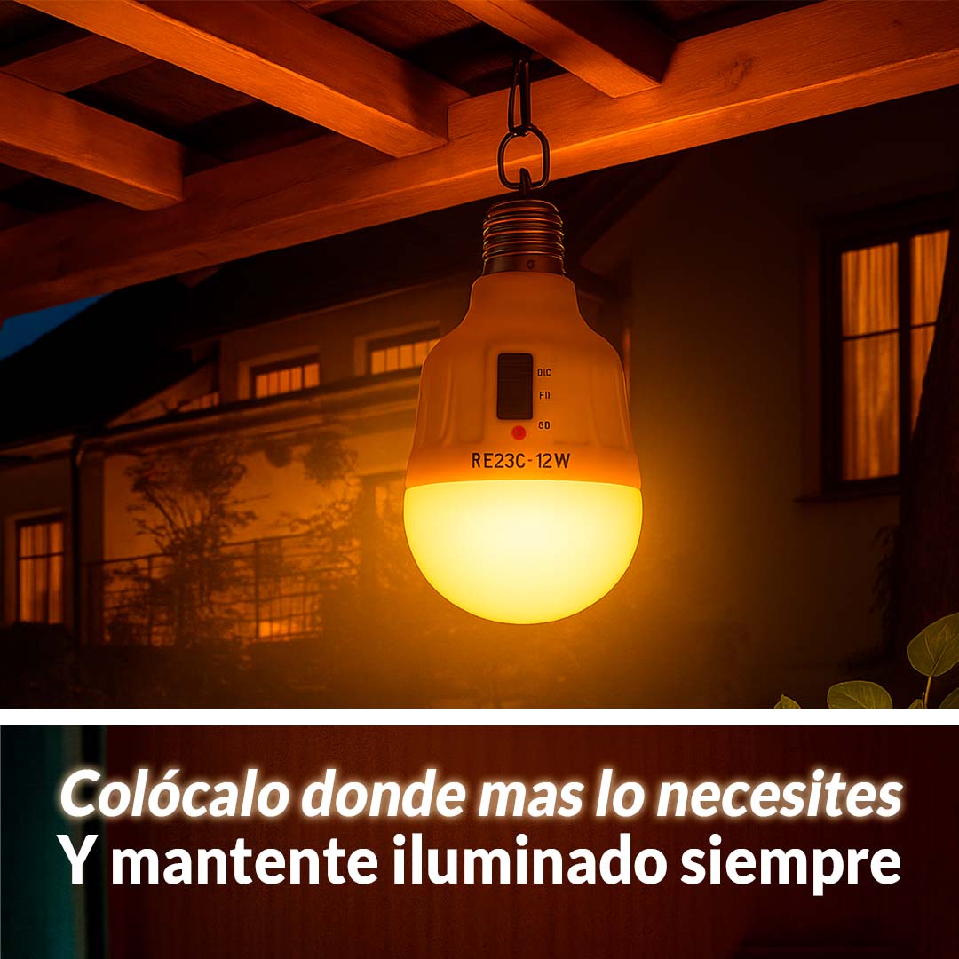 FOCO RECARGABLE CON BOQUILLA 12W 🎁PROMO 3 UNIDADES🎁