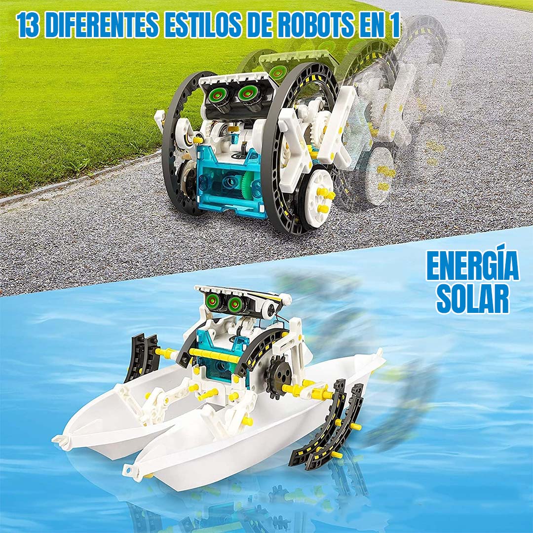 ROBOT SOLAR ARMABLE 12 FORMAS EN 1 🎁HOY ENVÍO GRATIS🎁