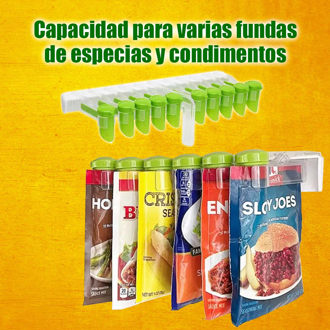 ORGANIZADOR DE FUNDAS DE CONDIMENTOS 🎁ENVÍO GRATIS🎁