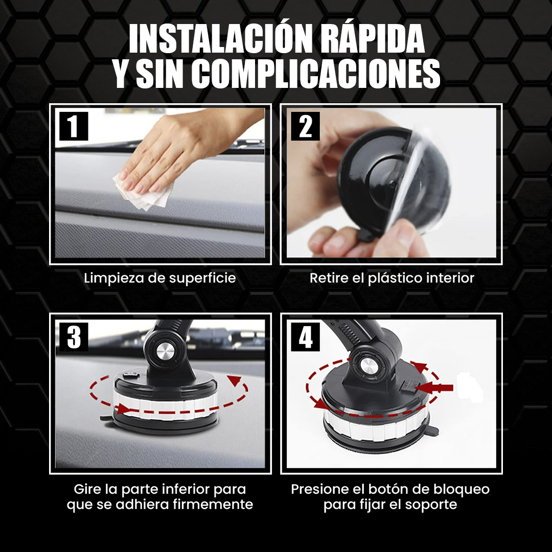 SmartClip Ride | Soporte Ultra Estable para celular 360°🎁HOY ENVÍO GRATIS🎁