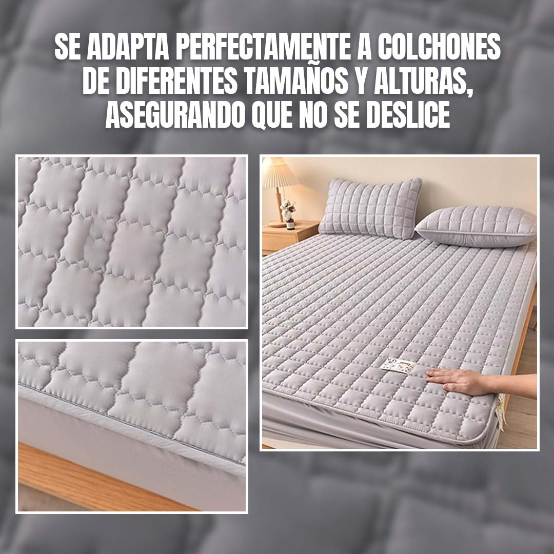 FORRO DE COLCHON ACOLCHADO IMPERMEABLE 🎁ENVÍO GRATIS🎁