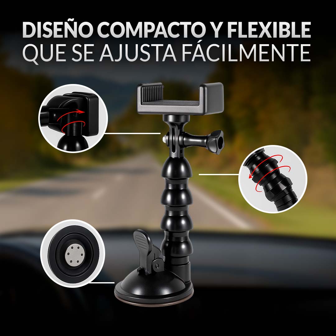 SOPORTE DE CELULAR FLEXIBLE CON VENTOSA 🎁HOY ENVÍO GRATIS🎁