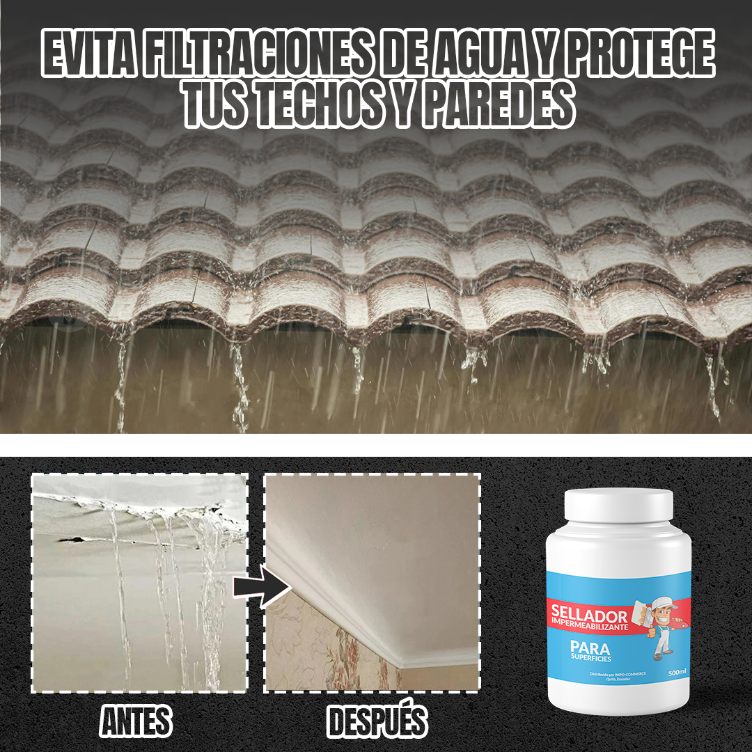 IMPERMEABILIZANTE TRANSPARENTE ANTI FILTRACIONES 🎁Pides 1 lleva 2