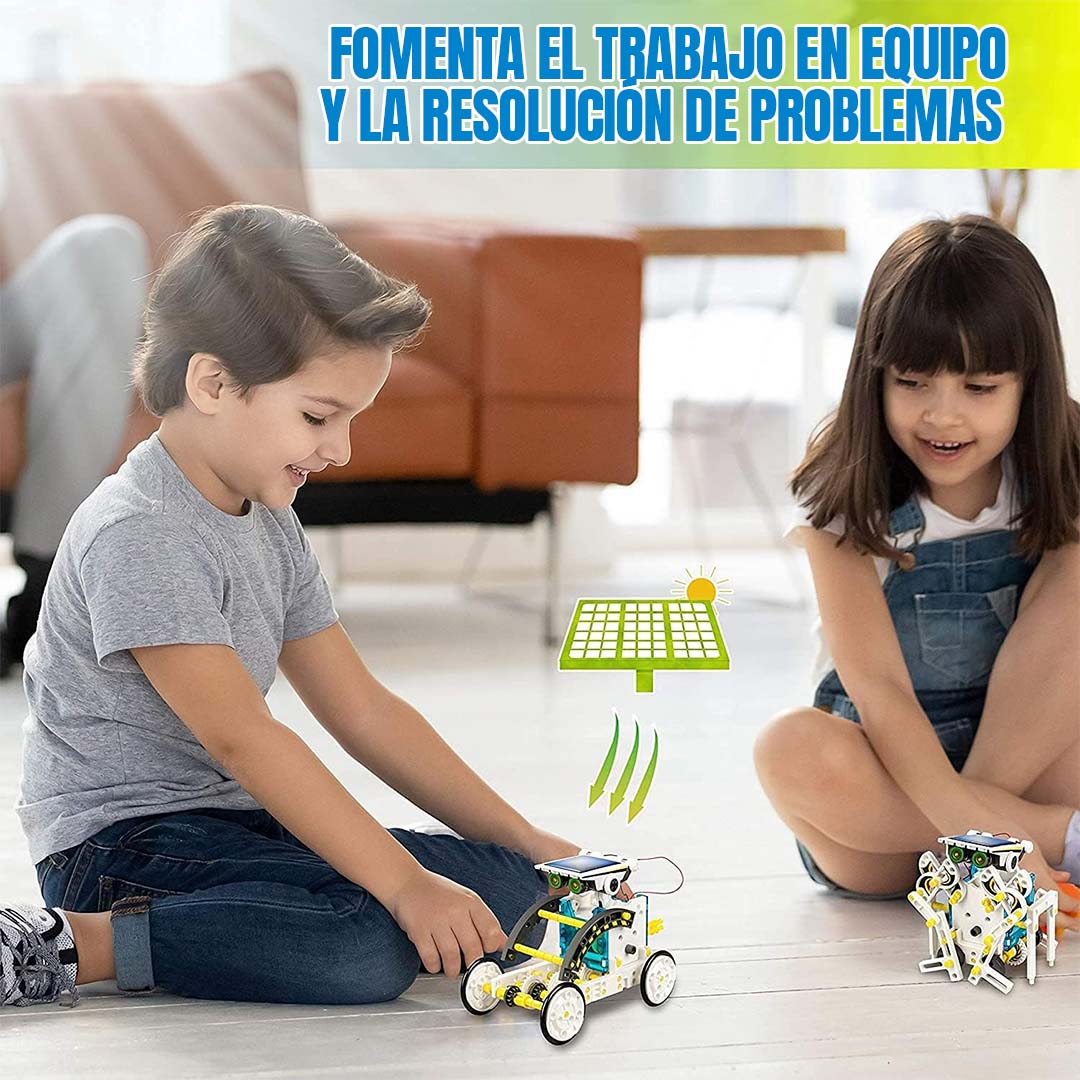 ROBOT SOLAR ARMABLE 12 FORMAS EN 1 🎁HOY ENVÍO GRATIS🎁