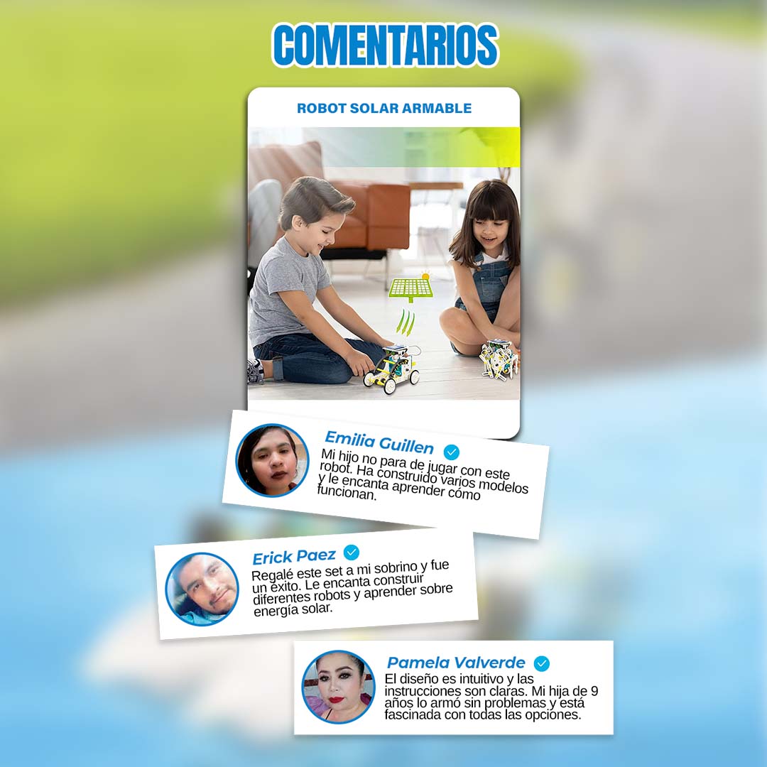 ROBOT SOLAR ARMABLE 12 FORMAS EN 1 🎁HOY ENVÍO GRATIS🎁