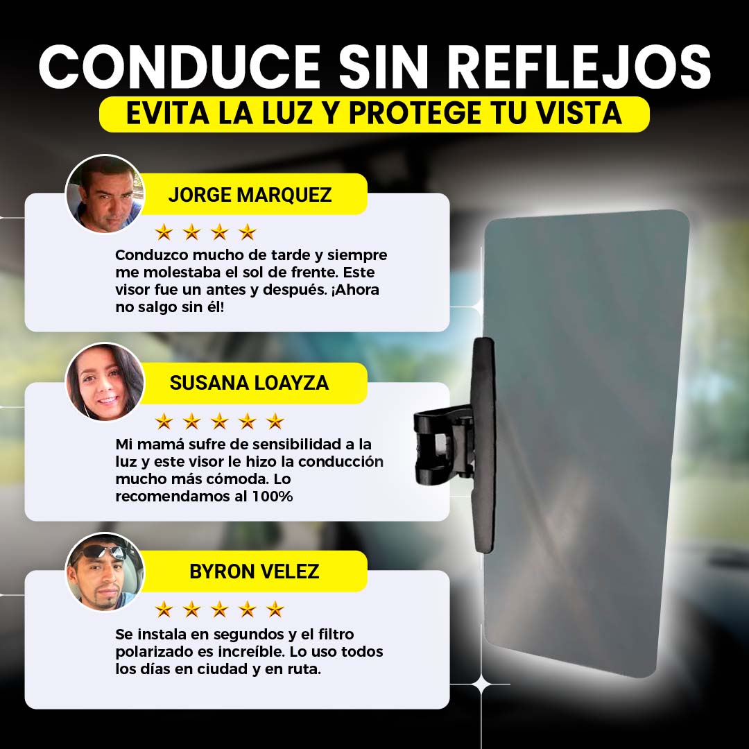 VISOR POLARIZADO DE AUTO 🎁PROMO ENVÍO GRATIS🎁