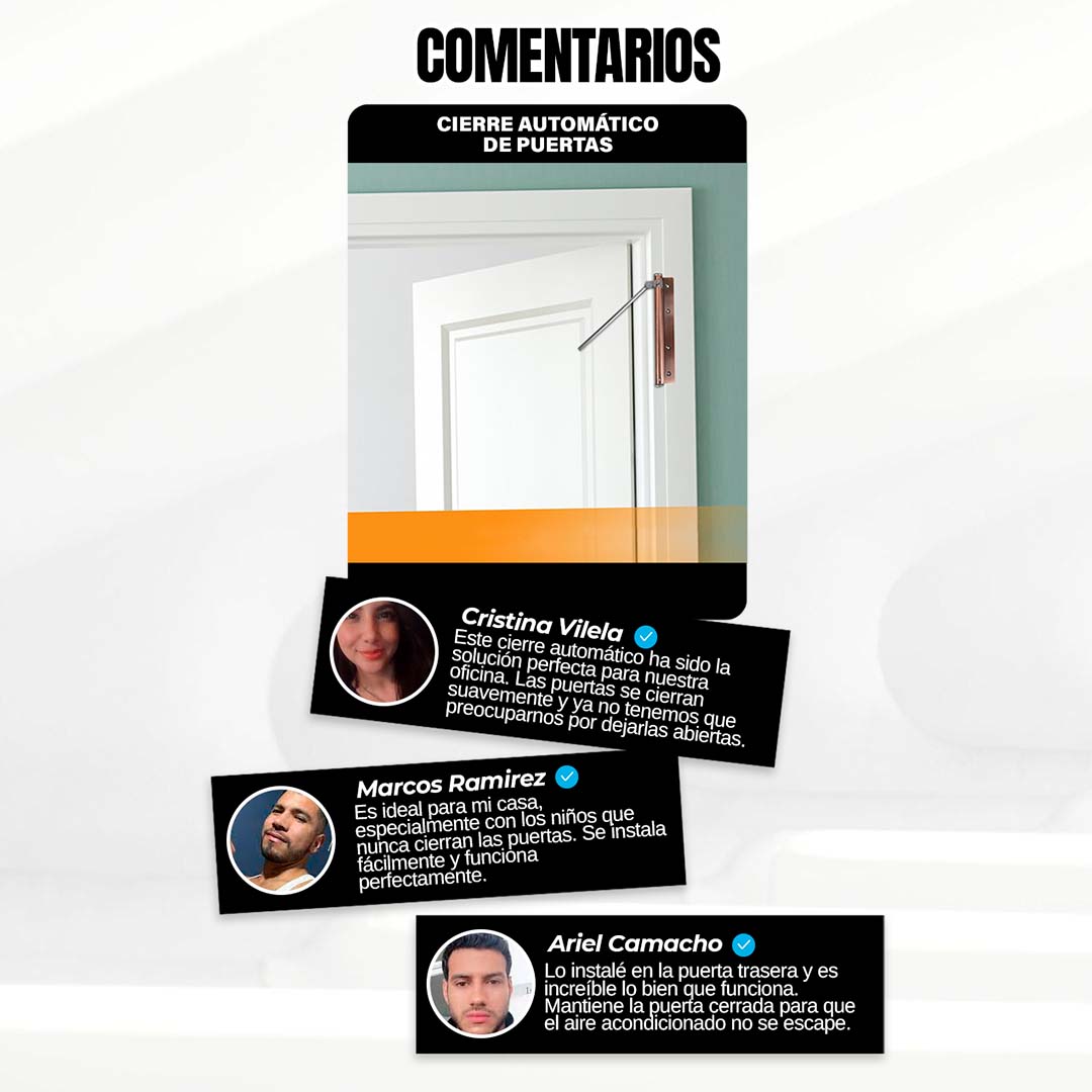 CIERRE AUTOMÁTICO DE PUERTAS