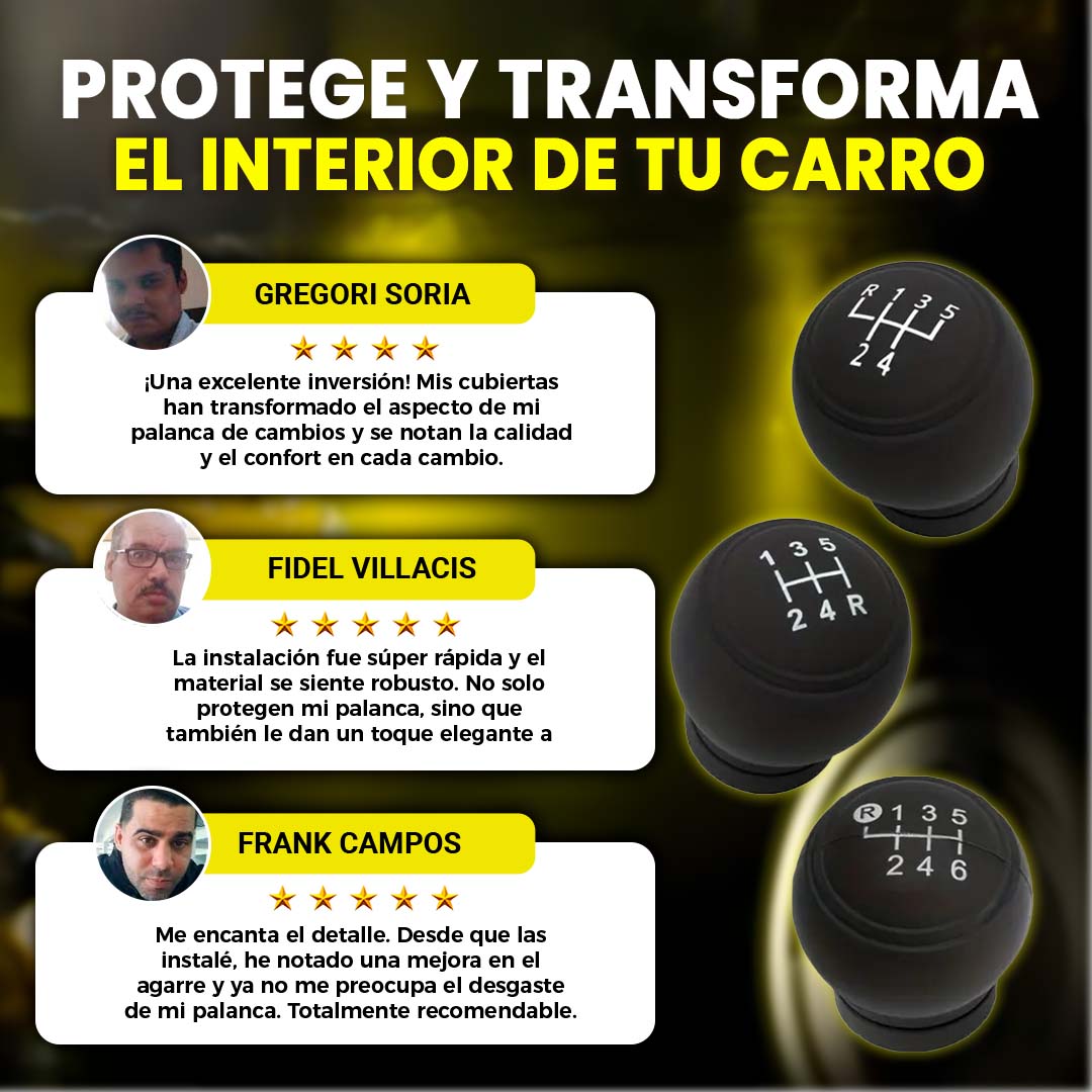 🎁HOY PAGA 2 LLEVA 3🎁 CUBIERTA PROTECTORA PARA PALANCA DE CAMBIOS UNIVERSAL
