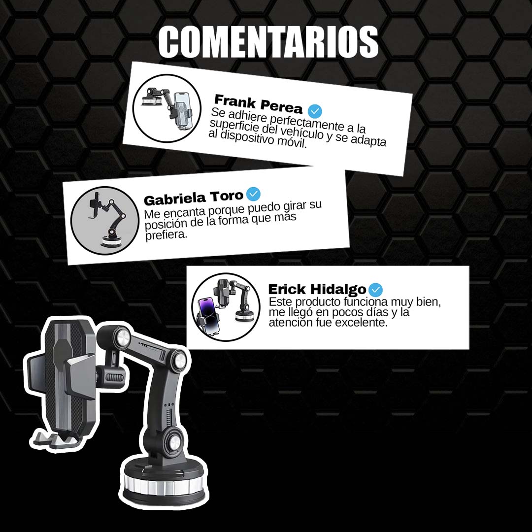 SmartClip Ride | Soporte Ultra Estable para celular 360°🎁HOY ENVÍO GRATIS🎁