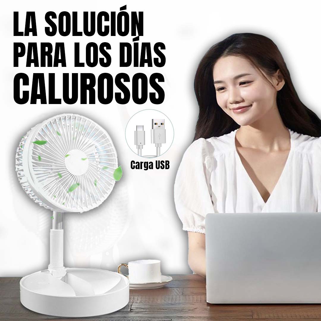 VENTILADOR PLEGABLE PORTÁTIL USB