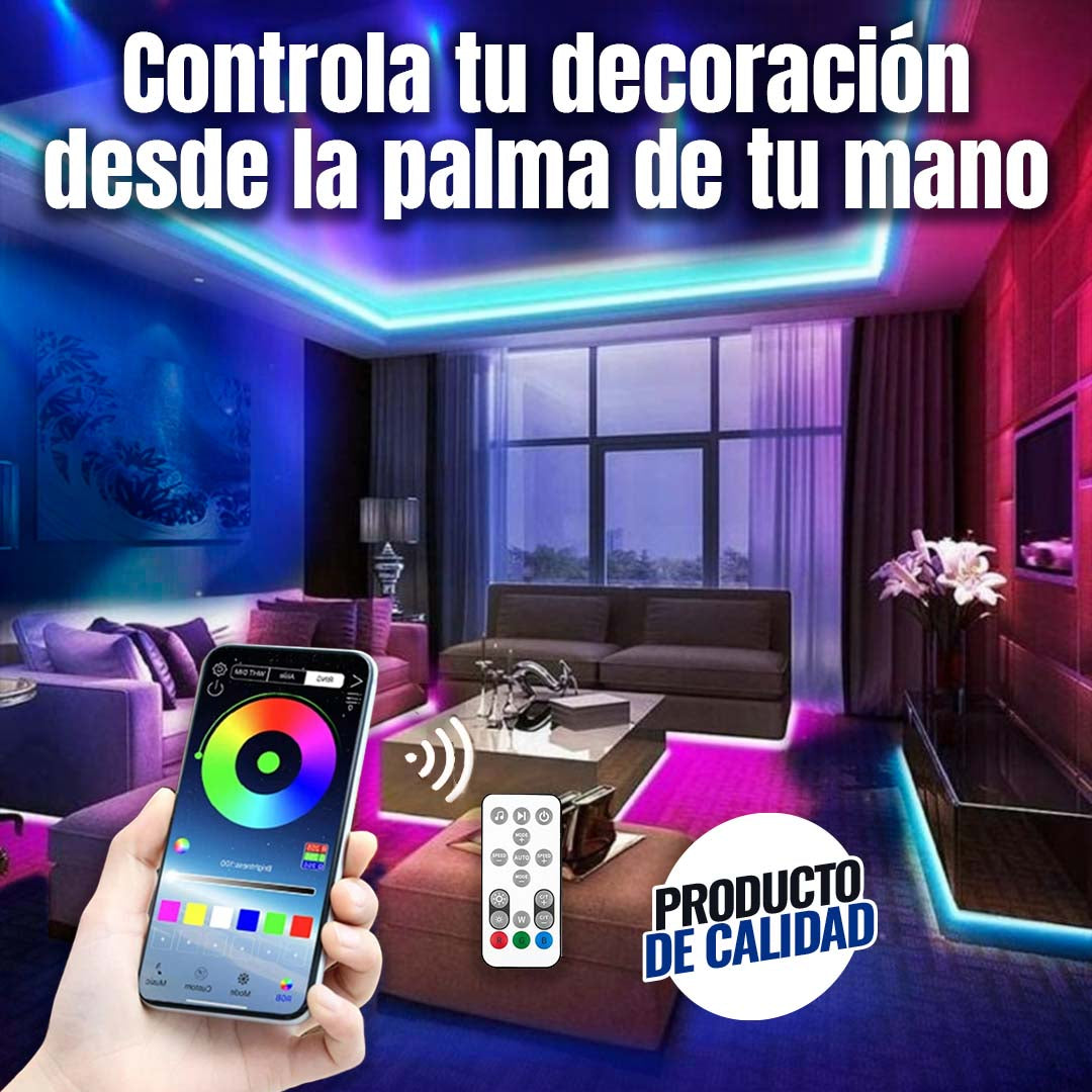 LUCES LED INTELIGENTES 10m 🎁ENVIO GRATIS🎁