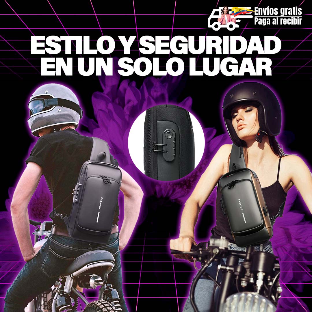 Mochila Cruzada Antirrobo UNISEX 🎁ENVÍO GRATIS🎁