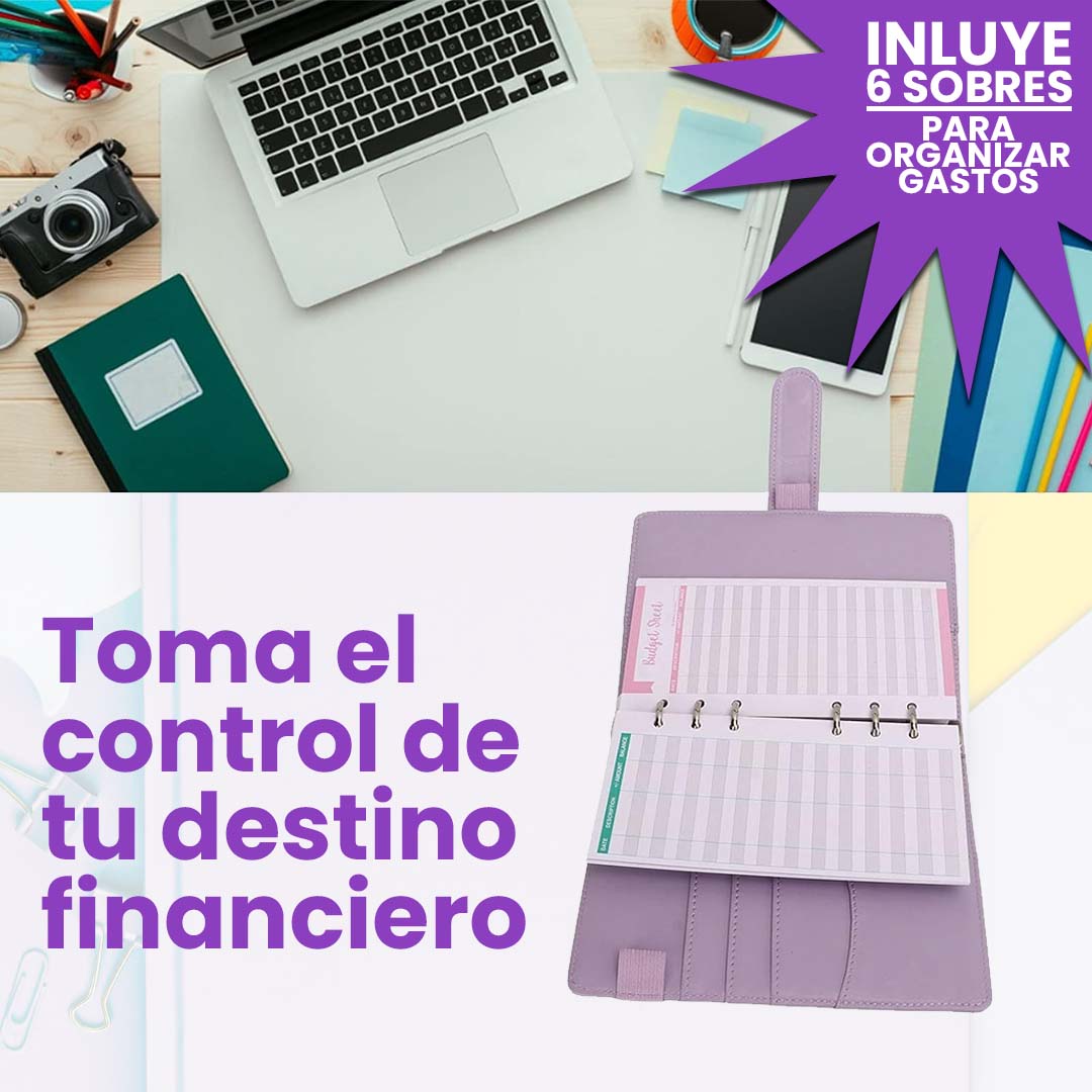 AGENDA PARA CONTROL DE GASTOS Y AHORRO 🎁ENVÍO GRATIS🎁