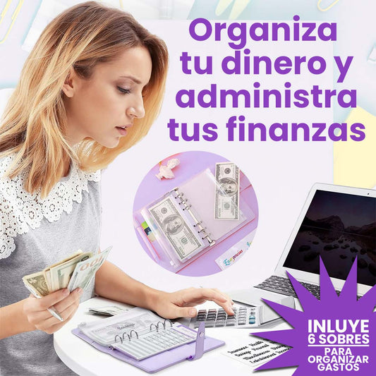 AGENDA PARA CONTROL DE GASTOS Y AHORRO 🎁ENVÍO GRATIS🎁