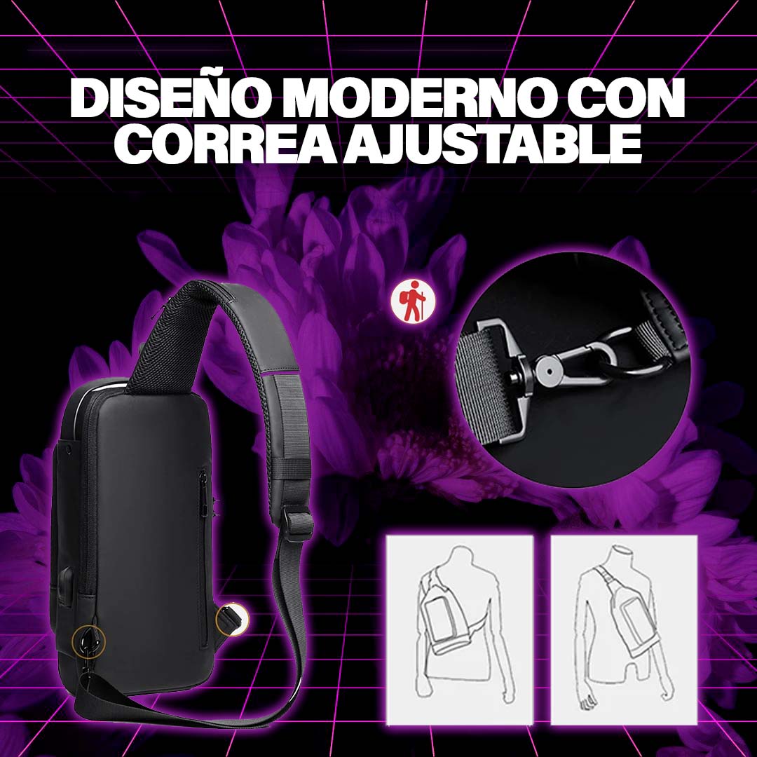 Mochila Cruzada Antirrobo UNISEX 🎁ENVÍO GRATIS🎁