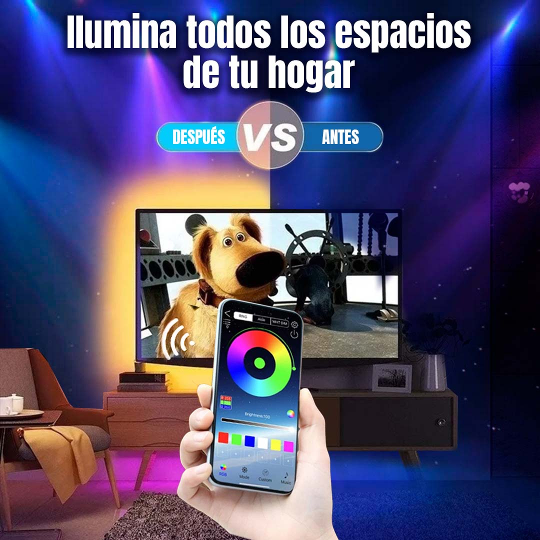 LUCES LED INTELIGENTES 10m 🎁ENVIO GRATIS🎁