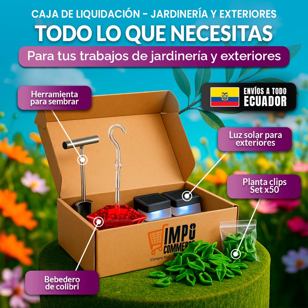 Caja de liquidación - Jardinería y exteriores