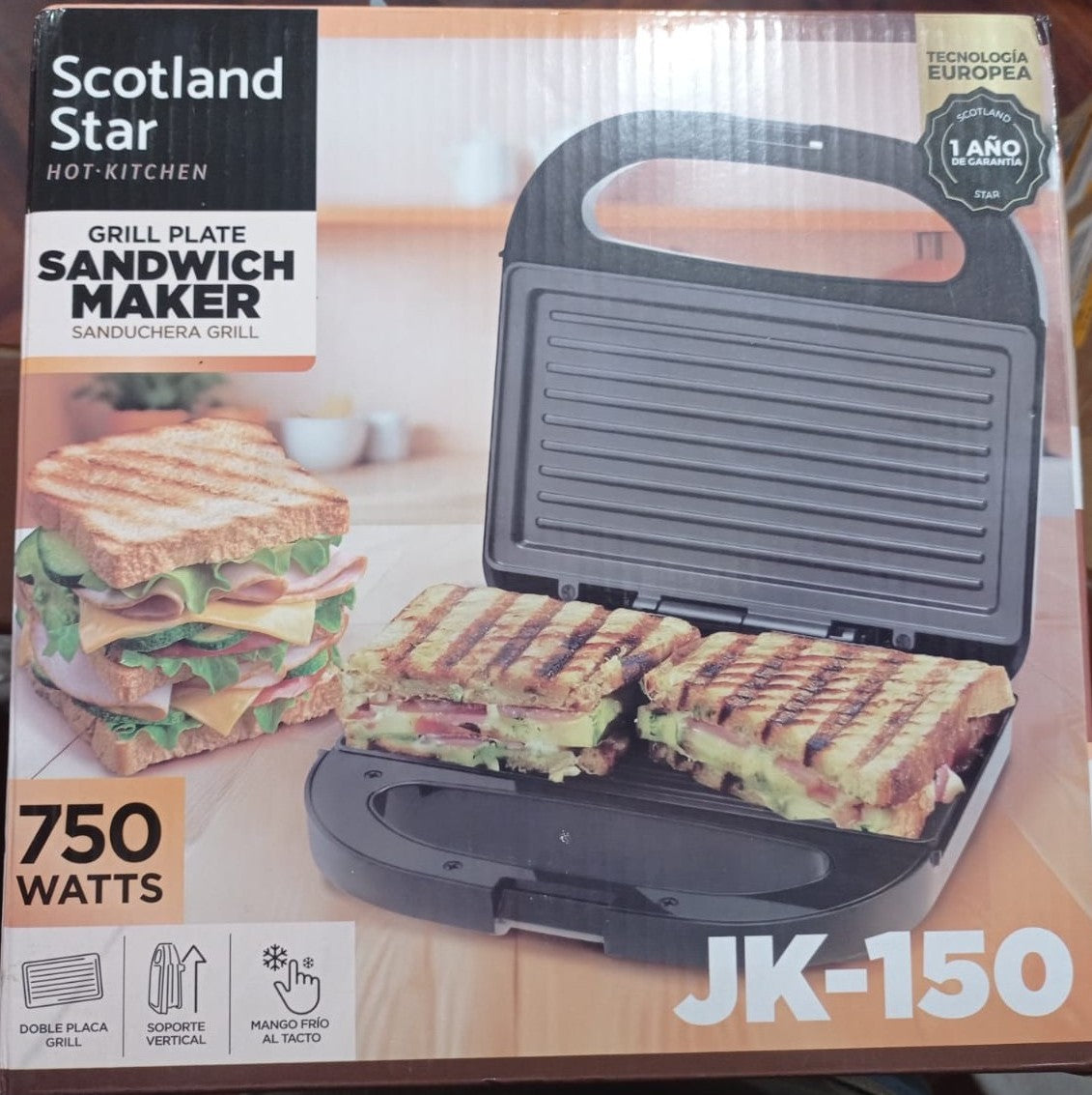 Sanduchera Grill 750 watss