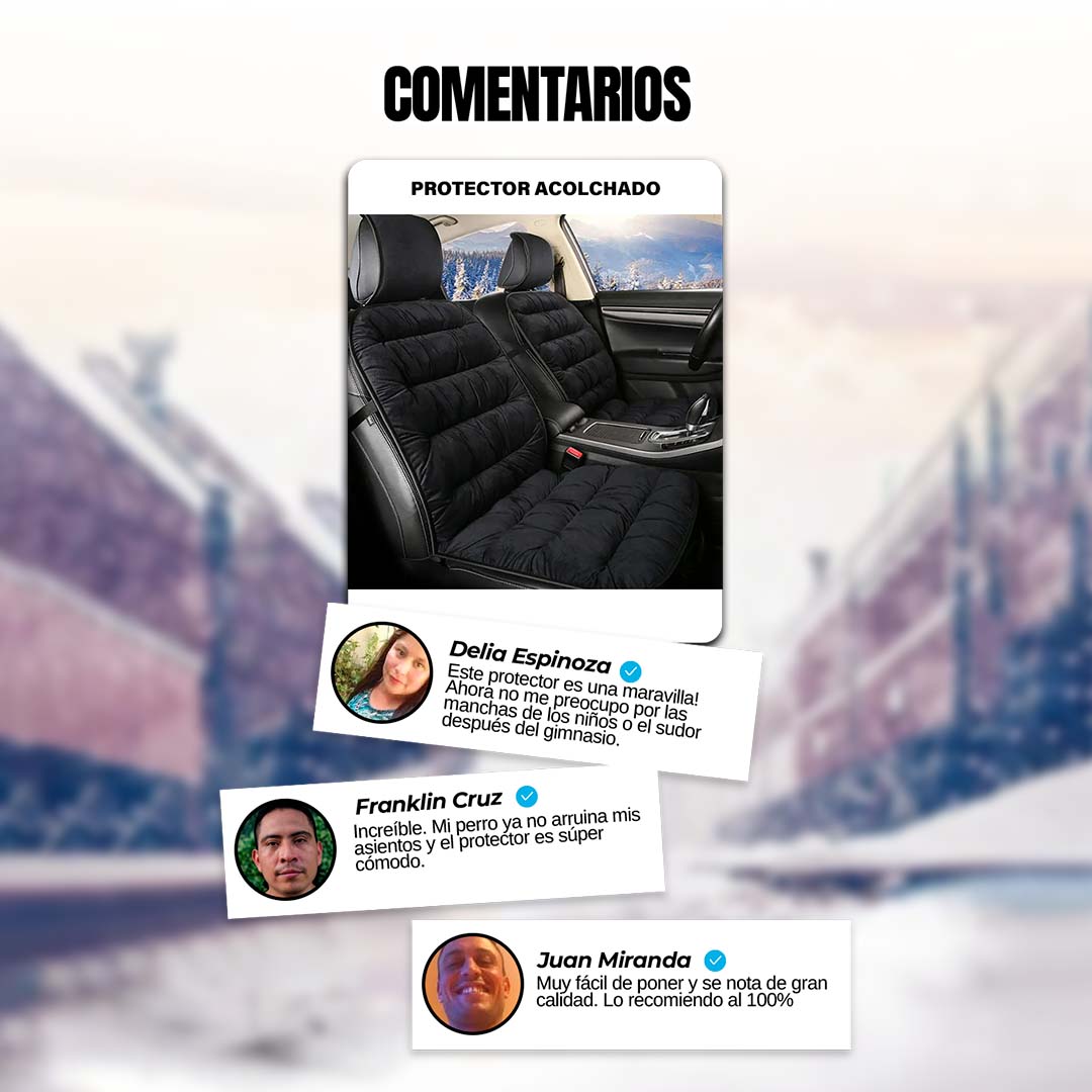 CoverPremiumConfort | Protector acolchado de asiento para autos 🎁ENVÍO GRATIS🎁