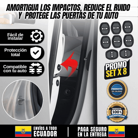SET DE AMORTIGUADOR PARA PUERTAS DE AUTO🎁PROMO 8 UNIDADES