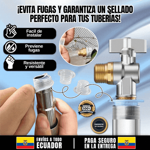 Kit StopGoteo – 10 Anillos de Goma Universales para Tuberías - 🛵 PROMO QUITO