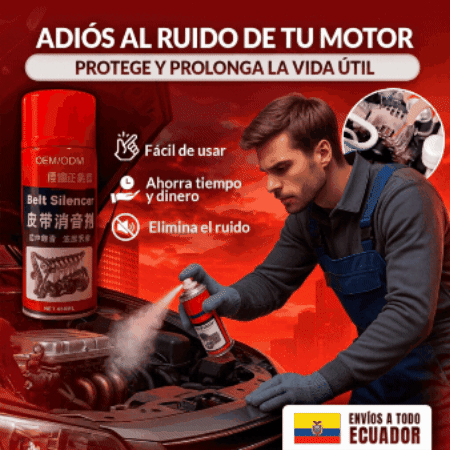 Belt silencer | Spray lubricante para bandas Set x2