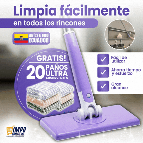 LIMPIADOR INTERCAMBIABLE TIPO CLIP 🎁GRATIS 20 PAÑOS ULTRA ABSORBENTES🎁 OFERTA solo QUITO