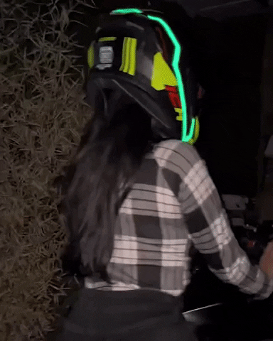 LuzRider - Tira LED para casco 🤩Set x2 🤩 ❌No incluye casco❌